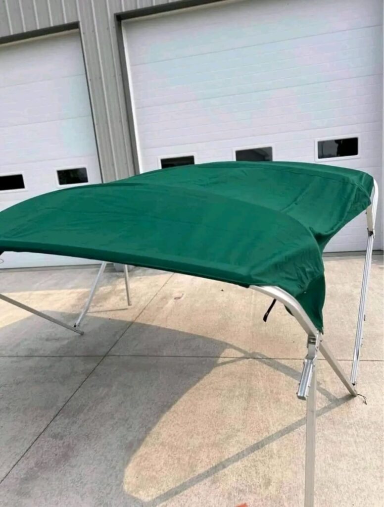 Bimini top for a 25 foot pontoon boat (1)